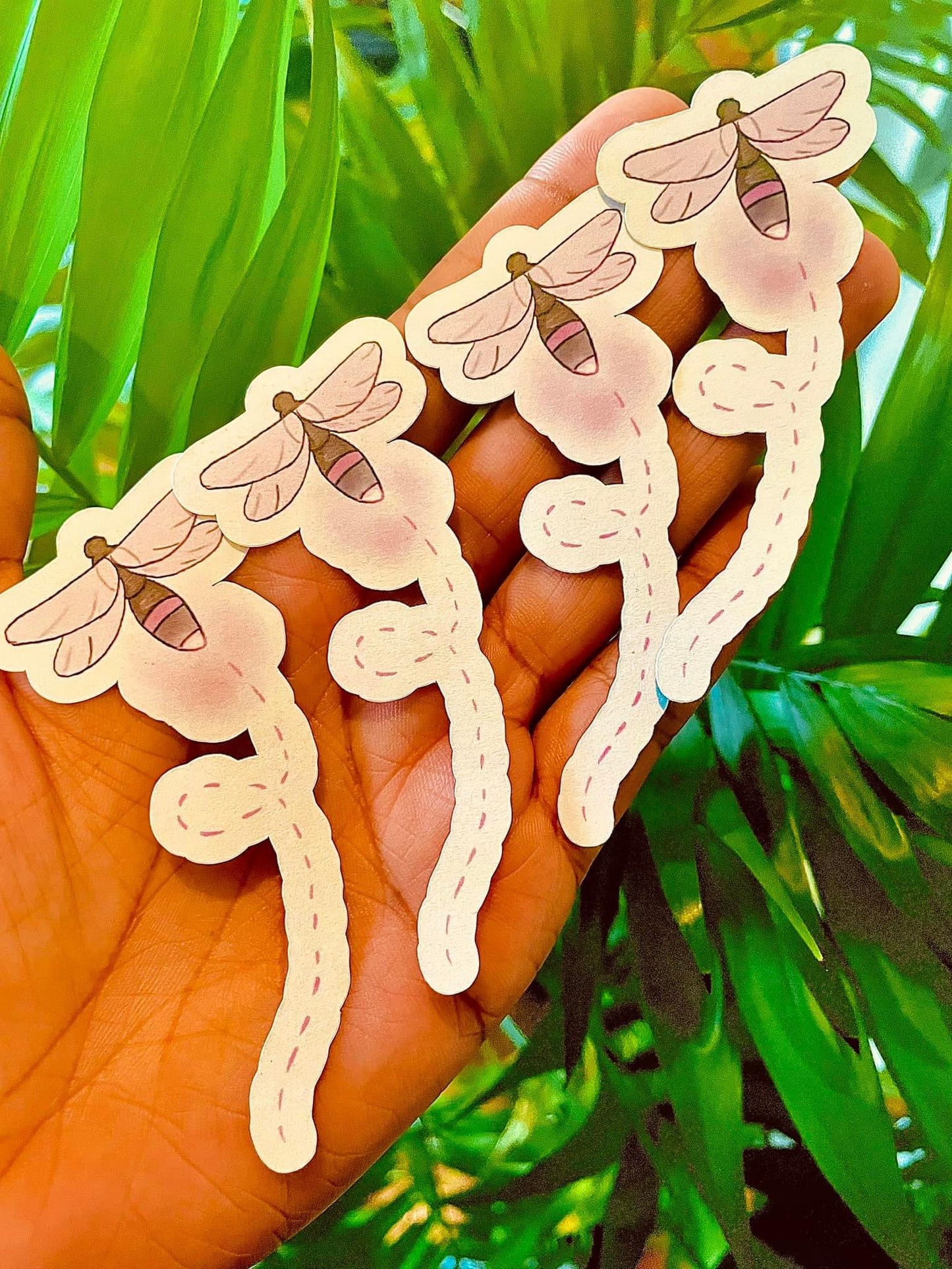 **Pink Lightening Bug Sticker!