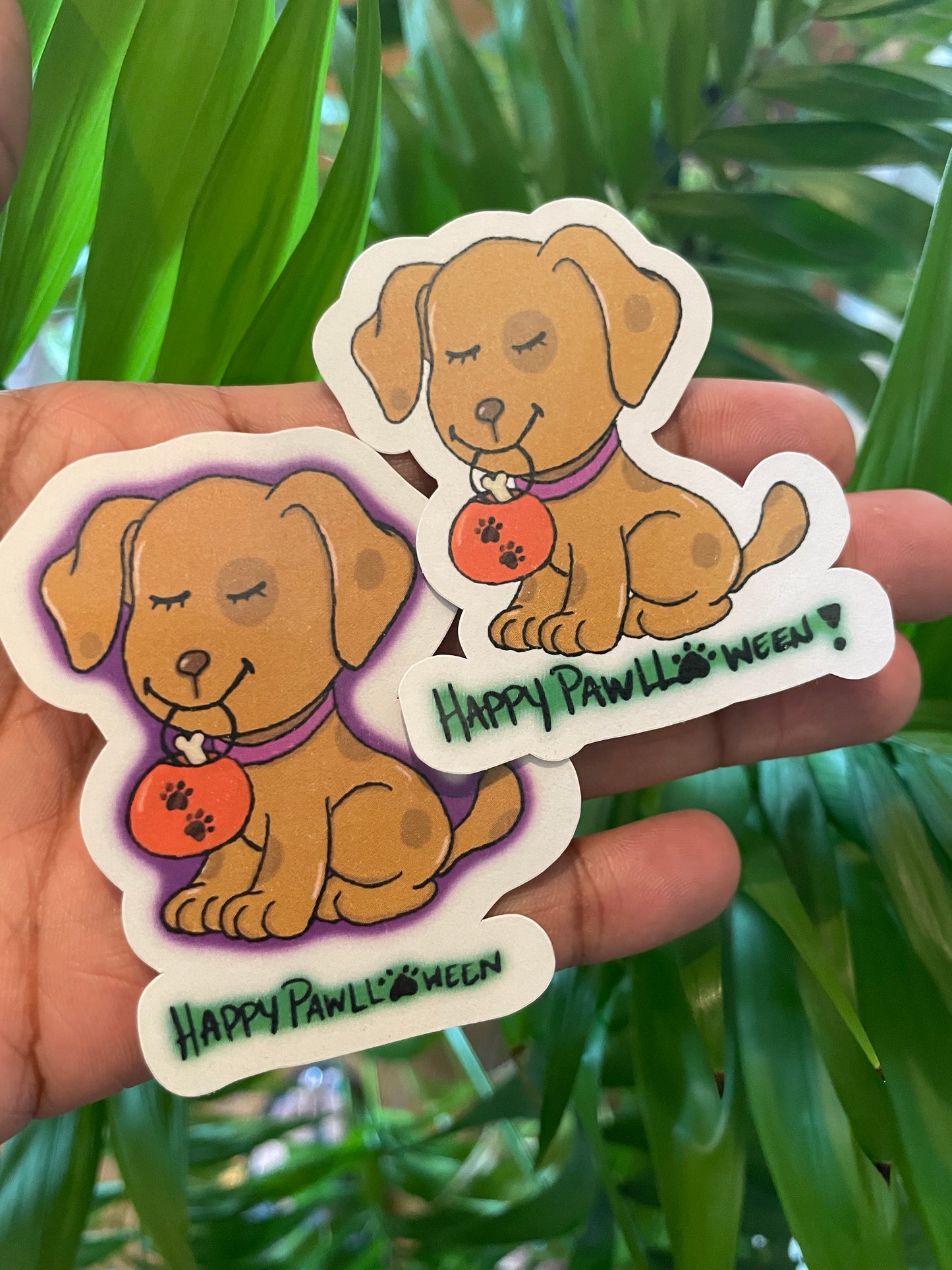 Happy Pawlloween Sticker!