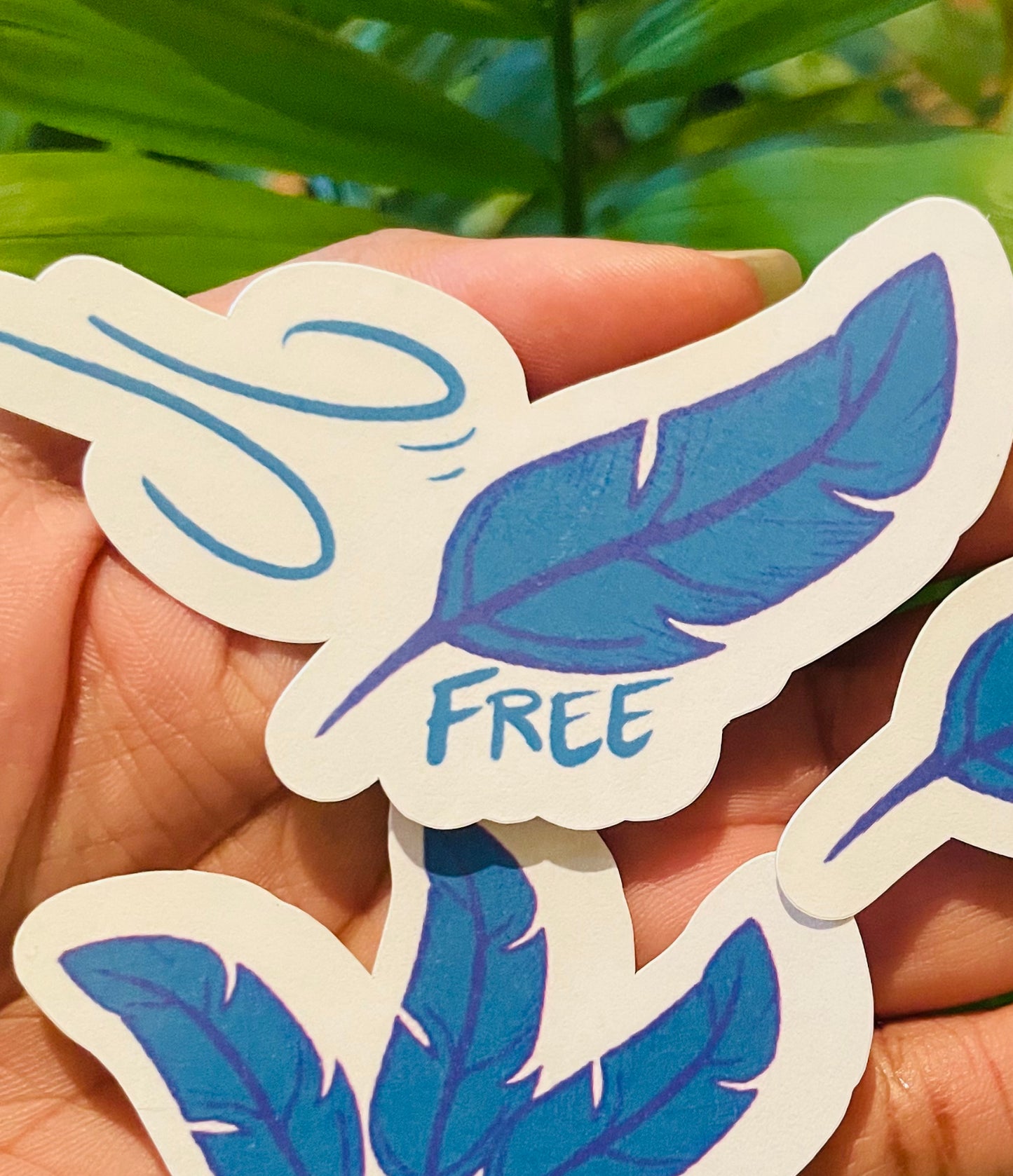 **Feather Stickers**