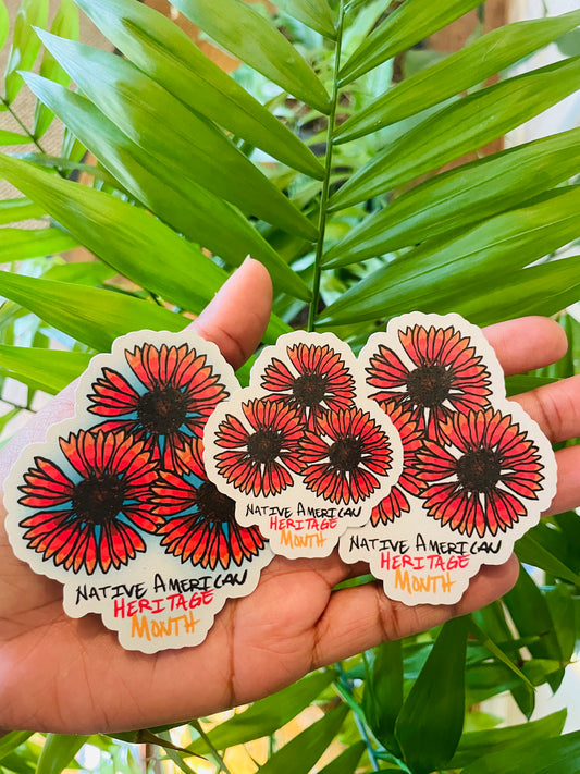**Native American Heritage sticker**