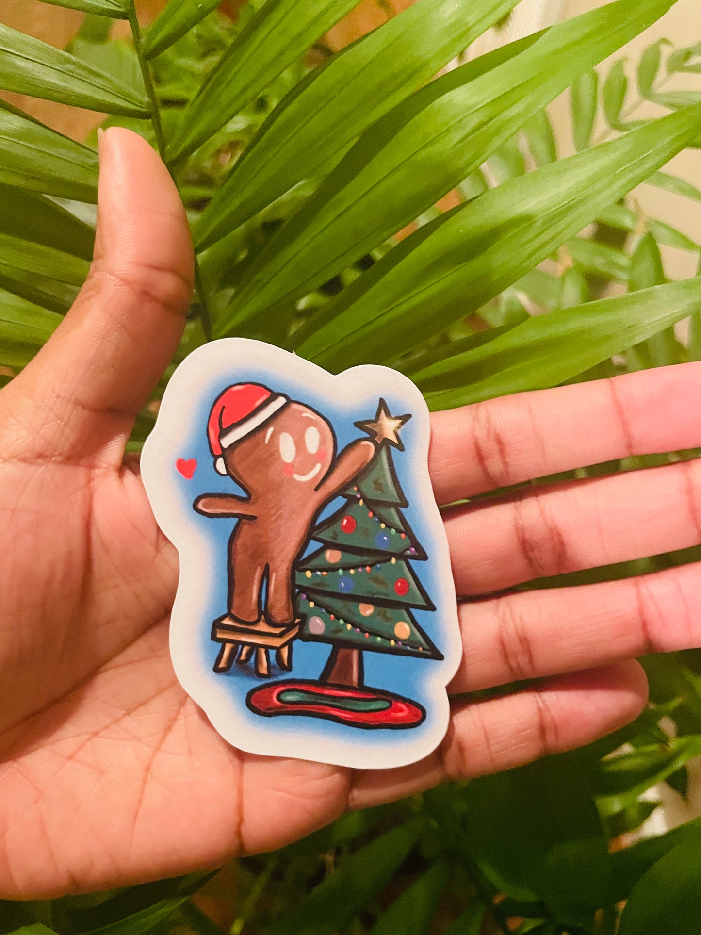 **Gingerbread and Christmas Tree Sticker!**