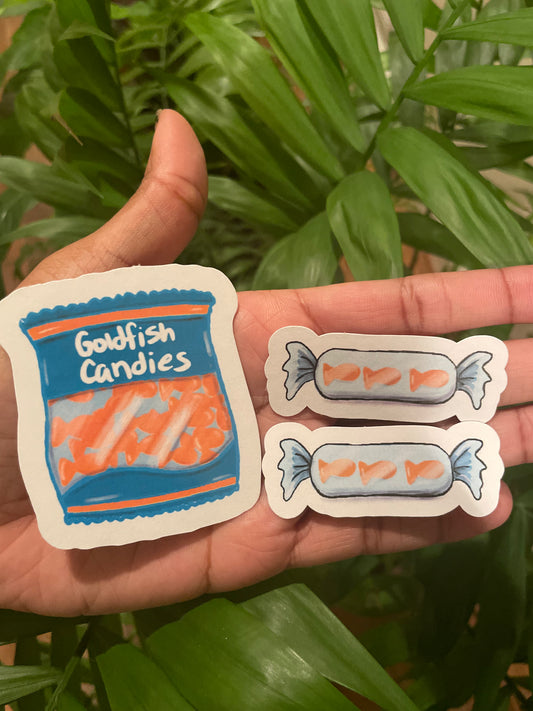 *Goldfish Candies Stickers*